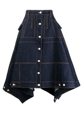 ALEXANDER MCQUEEN 女士半身裙 709841QMAB44147 AW2022