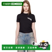 香港直邮AMIRI 女士 1h可退 黑色 Domino 恤 AWTOJR1024