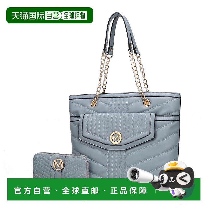 自营mia k collection带钱包的 Chiari 手提袋 – 2 件。 牛