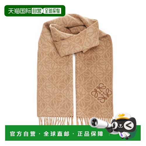 香港直邮LOEWE 女士围巾 F811SS1X019579 CO 棕色【付后1h可退】