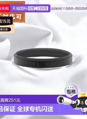 日本直邮Daniel Wellington 经典戒指 黑色 48 戒指配饰戒指 DW00