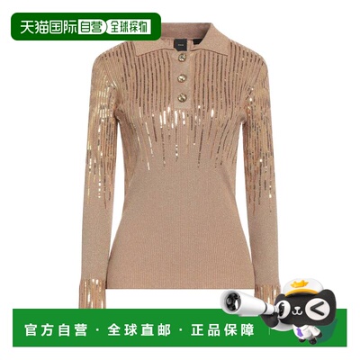 1h可退 香港直邮潮奢 Pinko 品高 女士 毛衣 beige米色 舒适时尚