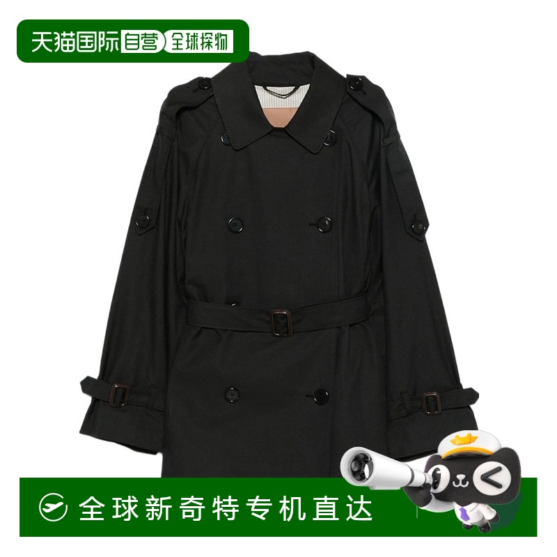 1h可退 香港直邮MAX MARA 女士外套 CAROLINE017 AW2025 黑色 翻