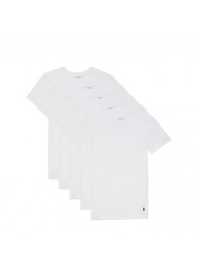 Polo Ralph Lauren 5 件装修身 Crews 5 白色/巡航海军蓝