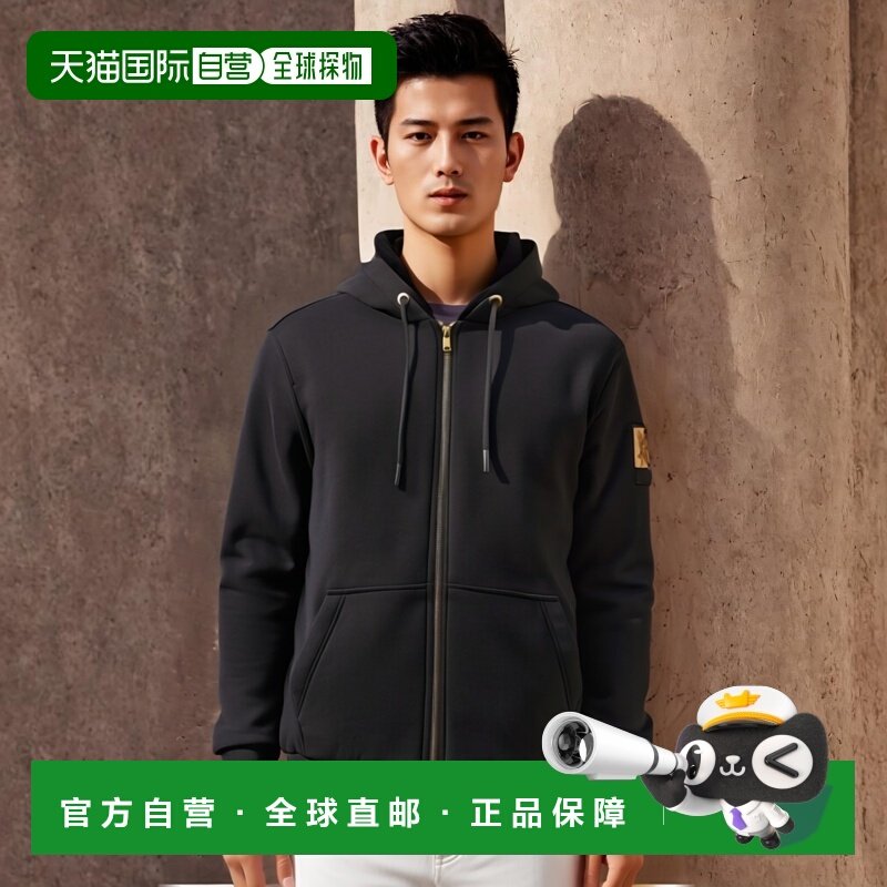 香港直邮MOOSE KNUCKLES 男士卫衣 M32MS600G804 AW2024 黑色