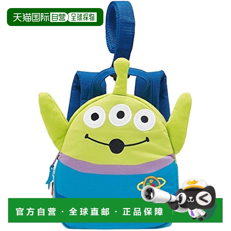 【日本直邮】Skater 迪士尼三眼怪背包 吸汗材料 附安全绳双肩包