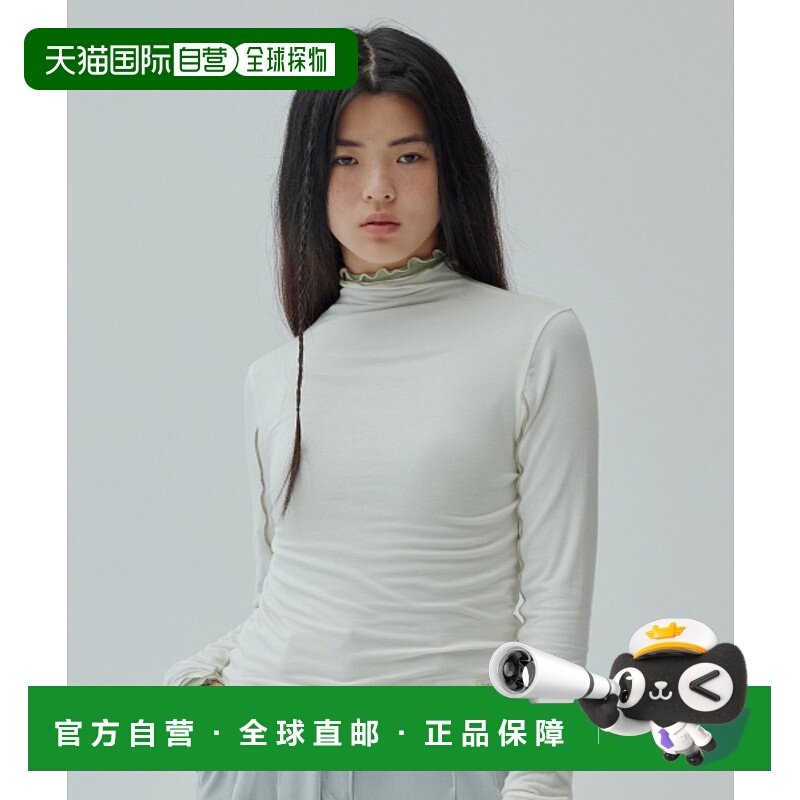 韩国直邮COVERNAT WOMAN 女士女装T恤CO2403LT70IV内搭