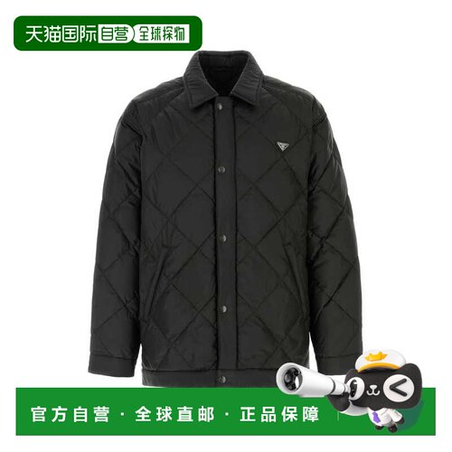 香港直邮PRADA 男士羽绒服 SGD258SOOO17YXF0002 AW2026 黑色