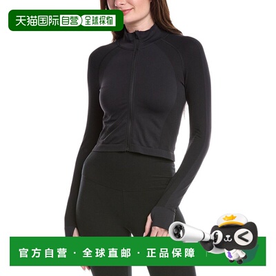 自营Sweaty Betty Athlete Crop Cardigan - black 美国奥莱直发