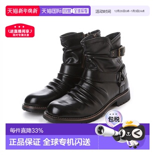 垂坠腰带靴马丁靴时尚 Dedes SFW 潮流男靴 日本直邮