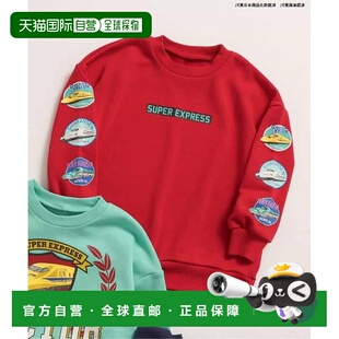 1h可退 日本直邮官方授权 BREEZE 新干线大集合印花卫衣 日本童装