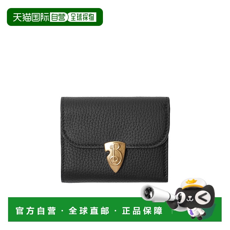 香港直邮BURBERRY 女士手拿包 80992071 AW2024 黑色 B Shield 钱