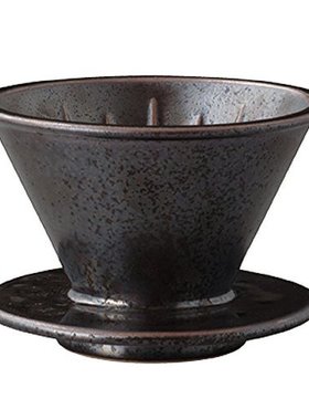 日本直邮日本KINTO手冲咖啡陶瓷滤杯2cups黑色 27521