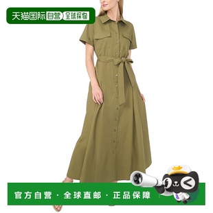 绿色 自营 裙 Baker衬衫 美国奥莱直发连衣裙 Ted
