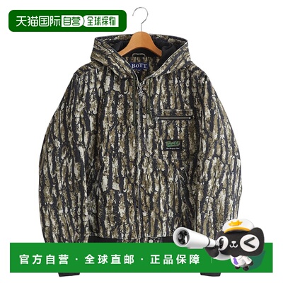 1h可退 日本直邮BOTT男装宽松连帽工装夹克 防风罗纹下摆 BOTT25A