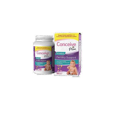 自营｜Conceive+Plus女性备孕叶酸片提高囊卵巢卵子多卵泡60粒