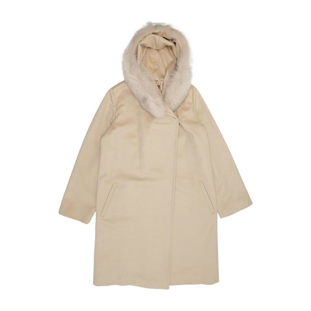 MAX MARA 女士外套 6086325906005 AW2021 花色 logo 连帽大衣