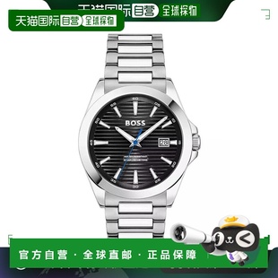 Strike系列男士 1h可退 Boss Hugo 石英基本日历不锈 美国直邮