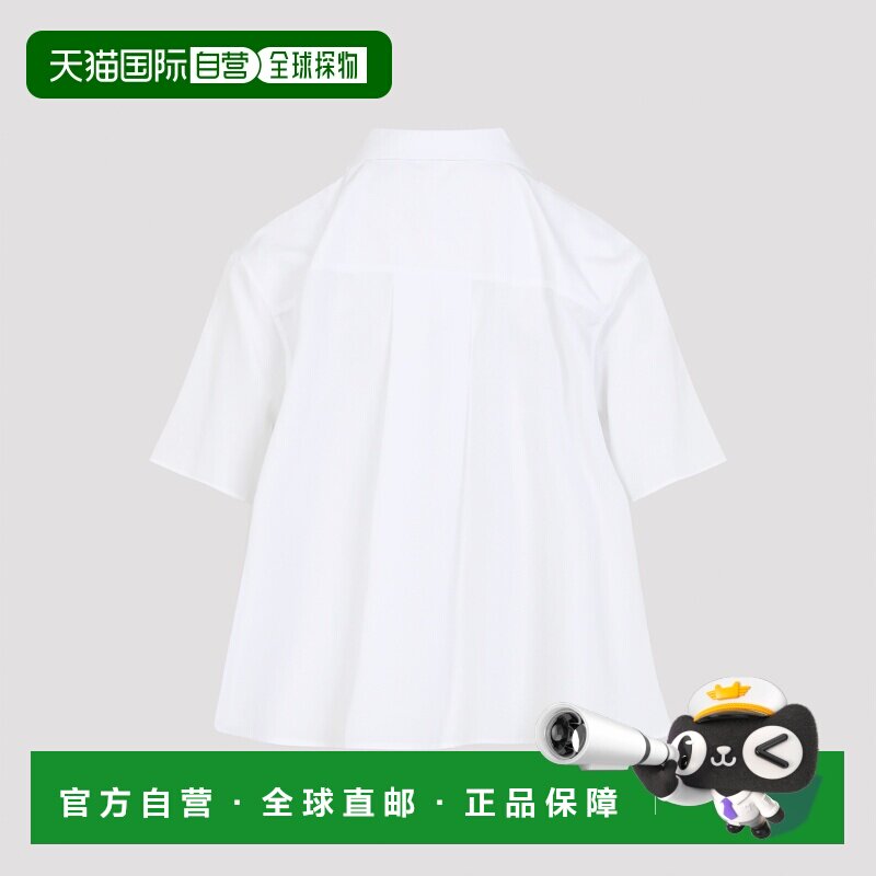 1h可退 香港直邮LOEWE 女士衬衫 S359Y05XEW2100 AW2025 白色 棉