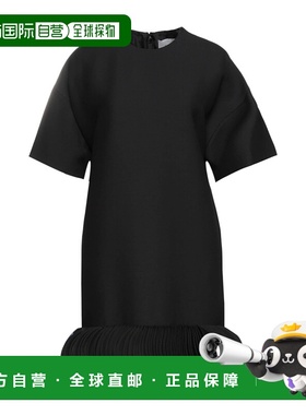 1h可退 香港直邮valentino 华伦天奴 女士 紧身连衣裙 black黑色