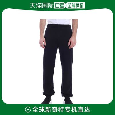 香港直邮OFF WHITE 男士黑色紧口运动裤 OMCH020R20D25017-1001