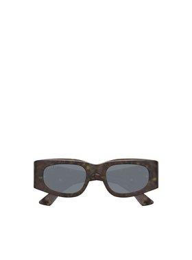 GUCCI 女士眼镜 GG1664S003 SS2025 灰色 几何框太阳镜