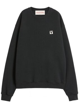 VALENTINO 男士针织毛衣 VMF28RAQS0NO CO 黑色 长袖卫衣