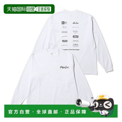 日本直邮New Era 男士长袖大棉质 T恤带 Archive Mix 徽标（14682