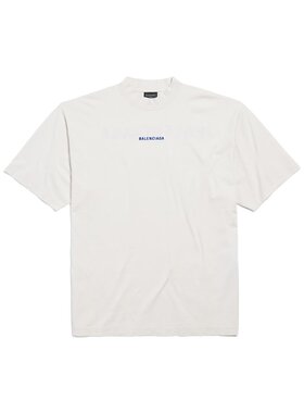 BALENCIAGA 男士T恤 764235TSVO98016 AW2025 白色