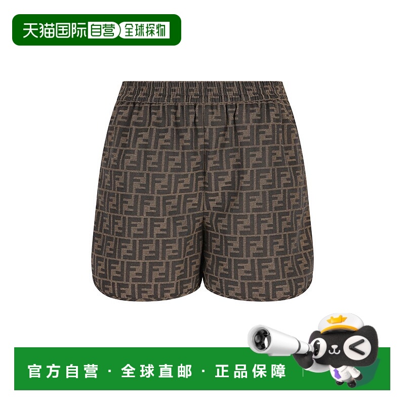1h可退 香港直邮FENDI 女士休闲裤 FR6259A5W3F118WP26 SS2026 棕