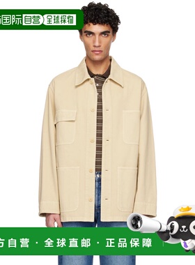 1h可退 香港直邮A.P.C. 男士 米色刺绣夹克 COGZVH32002 brown棕