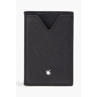 潮奢 Montblanc 万宝龙 男士Textured-leather cardholder 零钱包