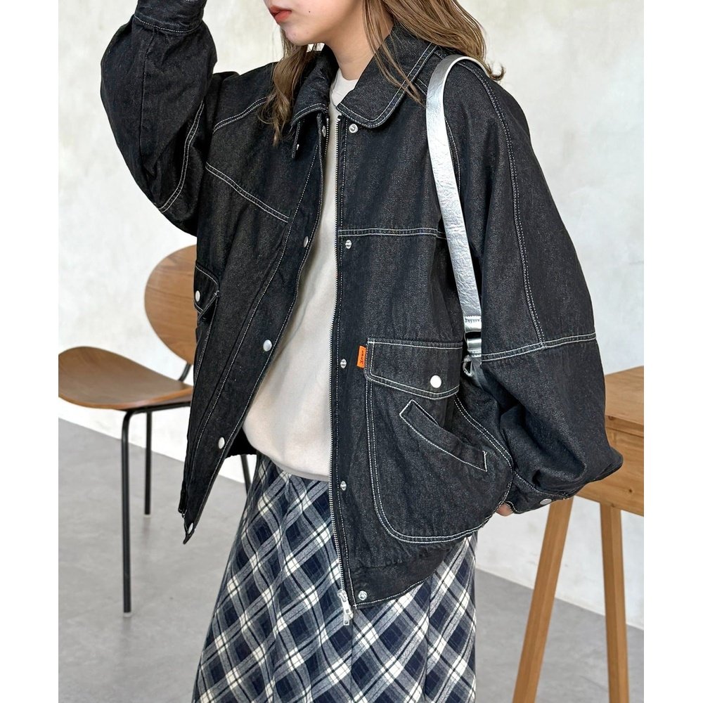 1h可退 日本直邮CPCM 女装 牛仔外套 双口袋设计 PGL1061107A0007,女装/女士精品,短外套,淘宝优惠券,粉丝福利购,淘宝优惠卷