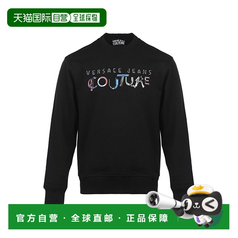 香港直邮VERSACE JEANS范思哲/彩色印花圆领套头卫衣/73GAIF05CF0