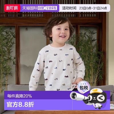 日本直邮日潮 petit main 【平价】BOYS 长袖T恤 9553209