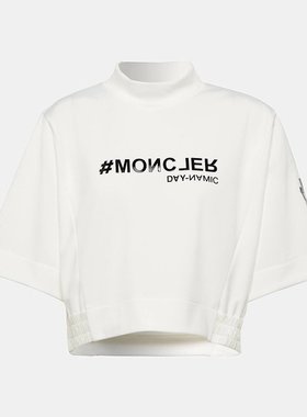 Moncler Grenoble 盟可睐 女士 印花短款T恤 001246