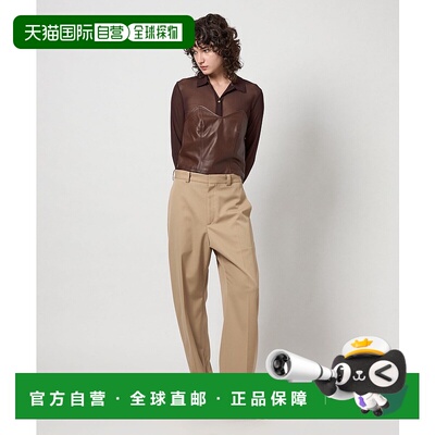 1h可退 日本直邮6(ROKU)女装优雅版型高密度织物直筒裤 861429907