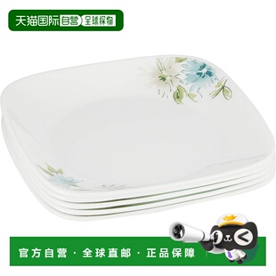 【日本直邮】corelle康宁餐具 方餐盘/小 5个 J2206-FFA CP-1618