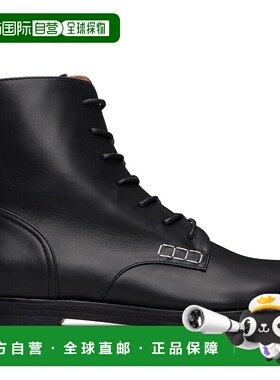 1h可退 香港直邮J.W. Anderson 男士 黑色踝靴 BT0108LA0268皮革