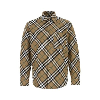 BURBERRY 男士衬衫 8095342C1202-6 AW2024 花色 Burberry Shirts