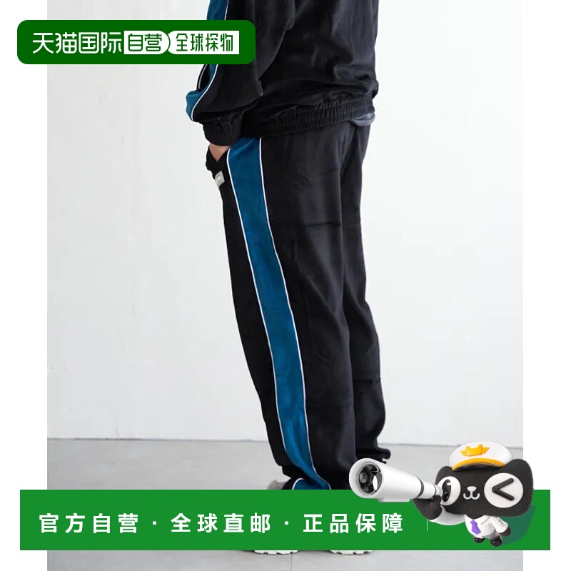 1h可退 日本直邮VENCE EXCHANGE 男女同款光泽质感绒面运动长裤 V