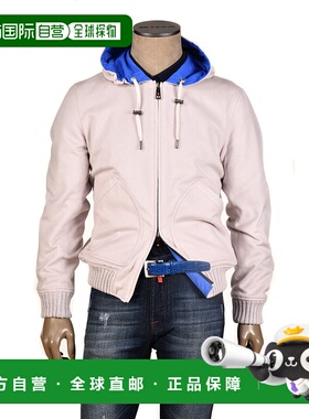 自营 Kired By Kiton Barwa羊绒双面夹克-蓝色，奶油色 美国奥莱