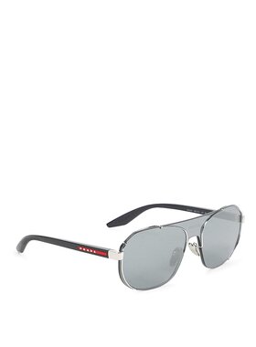 PRADA 男士太阳镜 0PS53YSBLACK SS2025 黑色 Sunglasses
