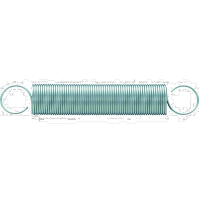 【日本直邮】中山TRUSCO拉伸弹簧 D16xd1.4XL64.7(3个装) TESS772