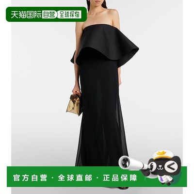 1h可退 香港直邮潮奢 Jacquemus 女士 La Vela 长袍羊毛真丝长款