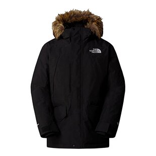 The North Face/北面24新款 男士黑色涤纶可拆卸兜帽羽绒服