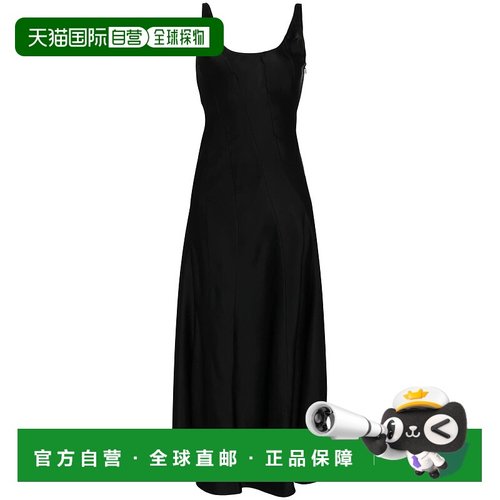 1h可退 香港直邮潮奢 Jil Sander 吉尔 桑达 女士 低圆领连衣裙 J