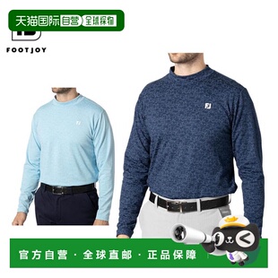 日本直邮FootJoy 男士保暖全印花长袖立领衬衫 FJ-F24-S17 高尔夫