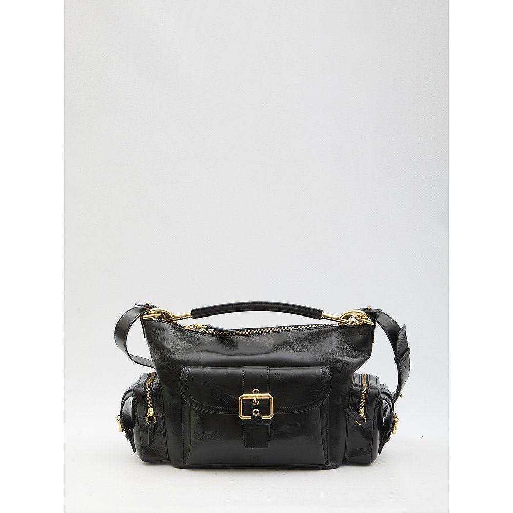 CHLOÉ 女士单肩包 CHC24AS533N83001 AW2024 黑色 Camera Bag