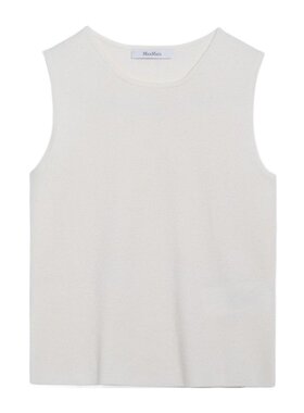 MAX MARA 女士背心吊带 FOSCOCO001 AW2024 白色 无袖背心